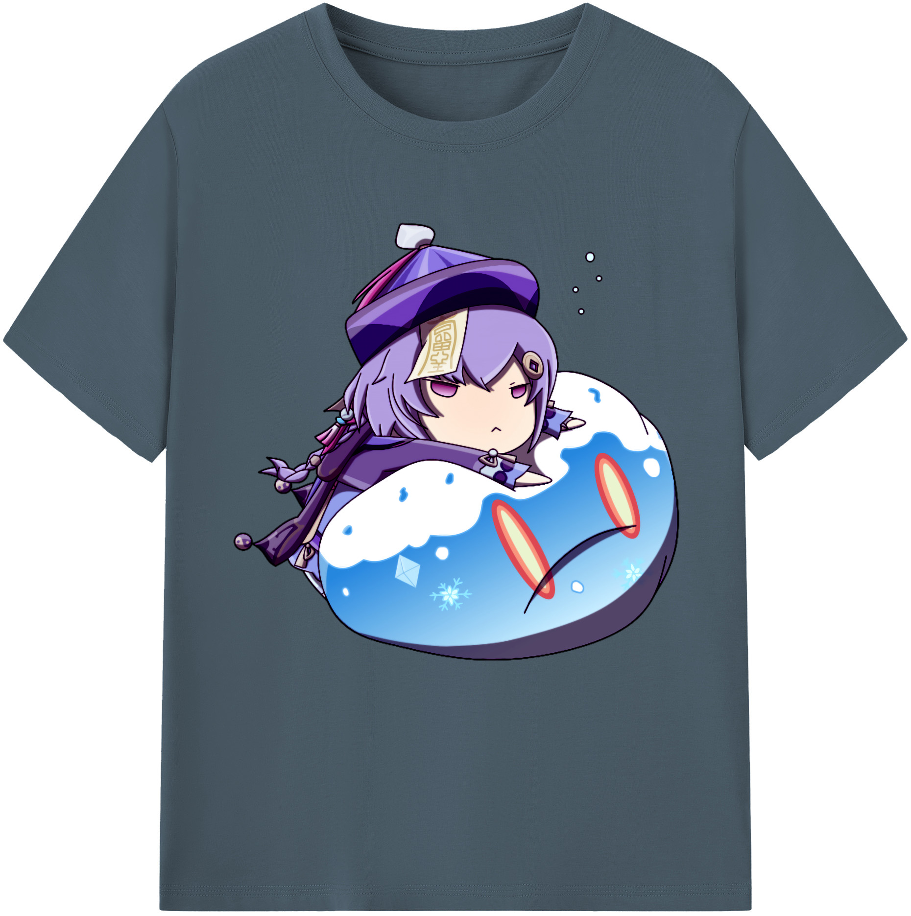 げんし神 七七 なな  genshin Nana 綿100％半袖Tシャツ（フロントプリント）
